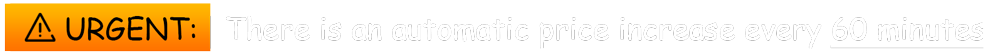 URGENT: There is an automatic price increase every 60 minutes: